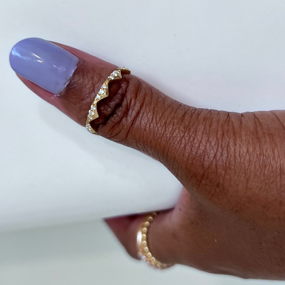 Jade Trau Clara diamond band Ring - 18K yellow gold - Picture 15 of 15